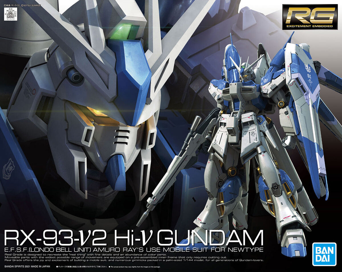 GUNDAM - RG 1/144 - RX-93-V2 Hi-v Gundam - Model Kit