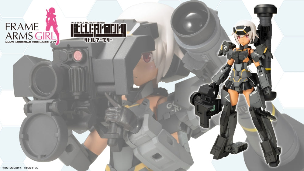 Frame Arms Girl - Gourai-Kai (Black) with FGM148 Type Anti-Tank Missile