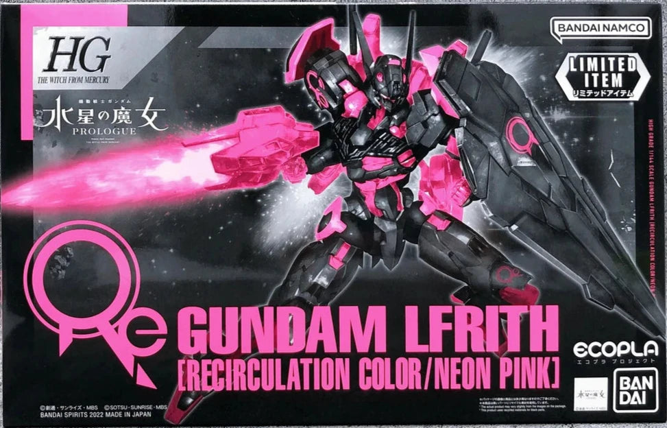 GUNDAM - HG 1/144 - Gundam Lfrith (Recirculation Color/Neon Pink) - Premium Bandai