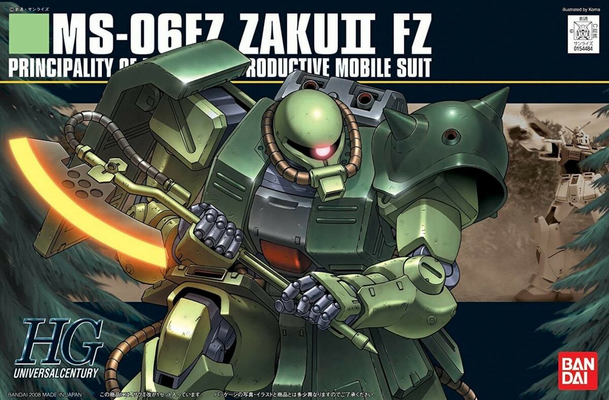 GUNDAM - HGUC 1/144 - MS-06FZ Zaku II FZ - Model Kit