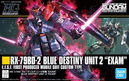 GUNDAM - HGUC 1/144 - RX-79BD-2 Blue Destiny Unit2 Exam