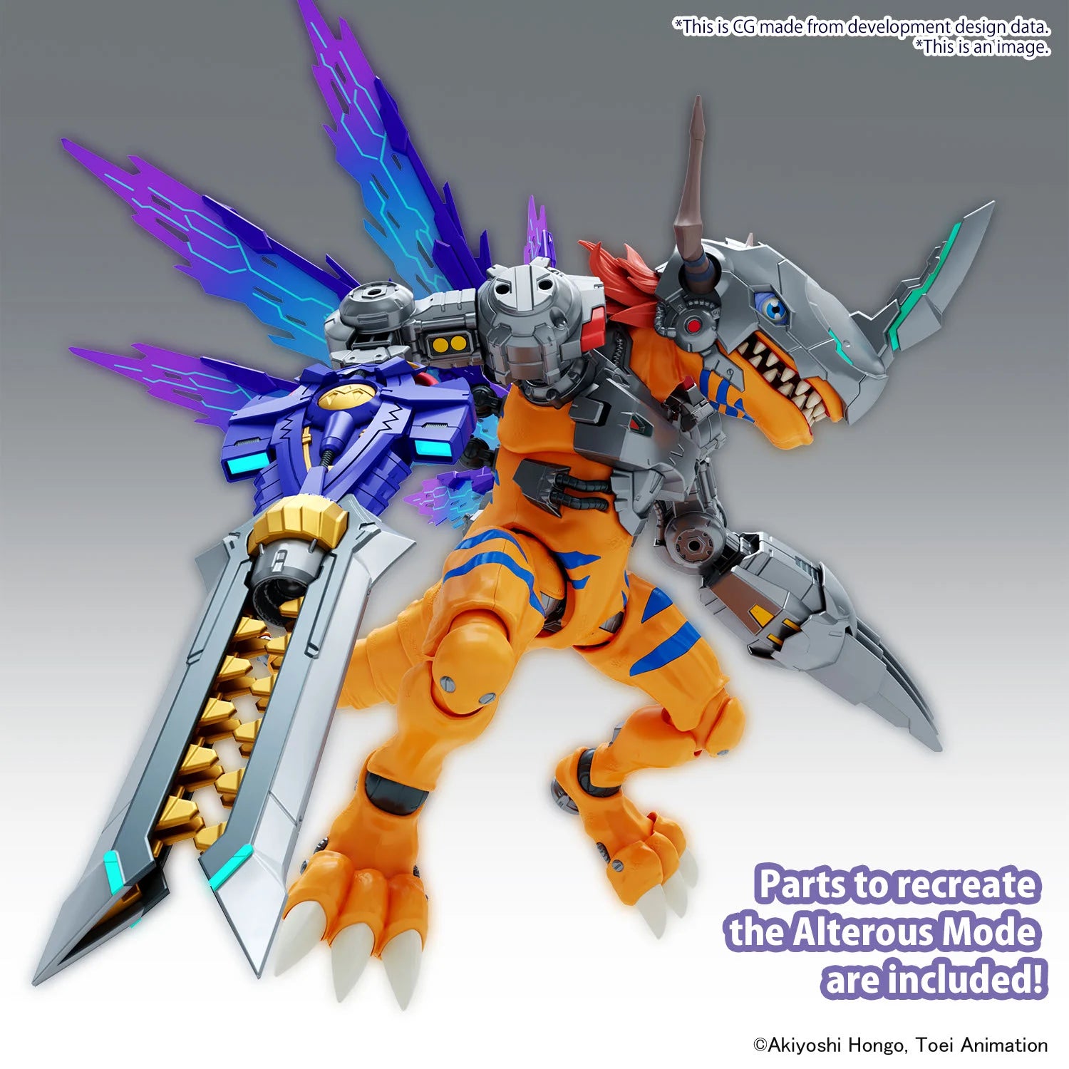 DIGIMON - Figure-Rise STD Amplified Metalgreymon - Model Kit