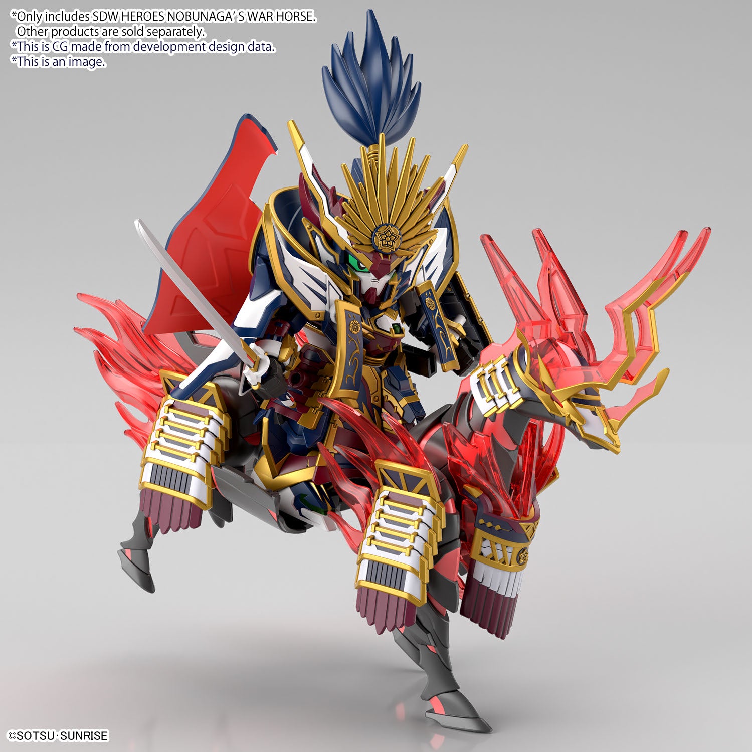GUNDAM - SDW Heroes - Nobunaga's War Horse - Model Kit