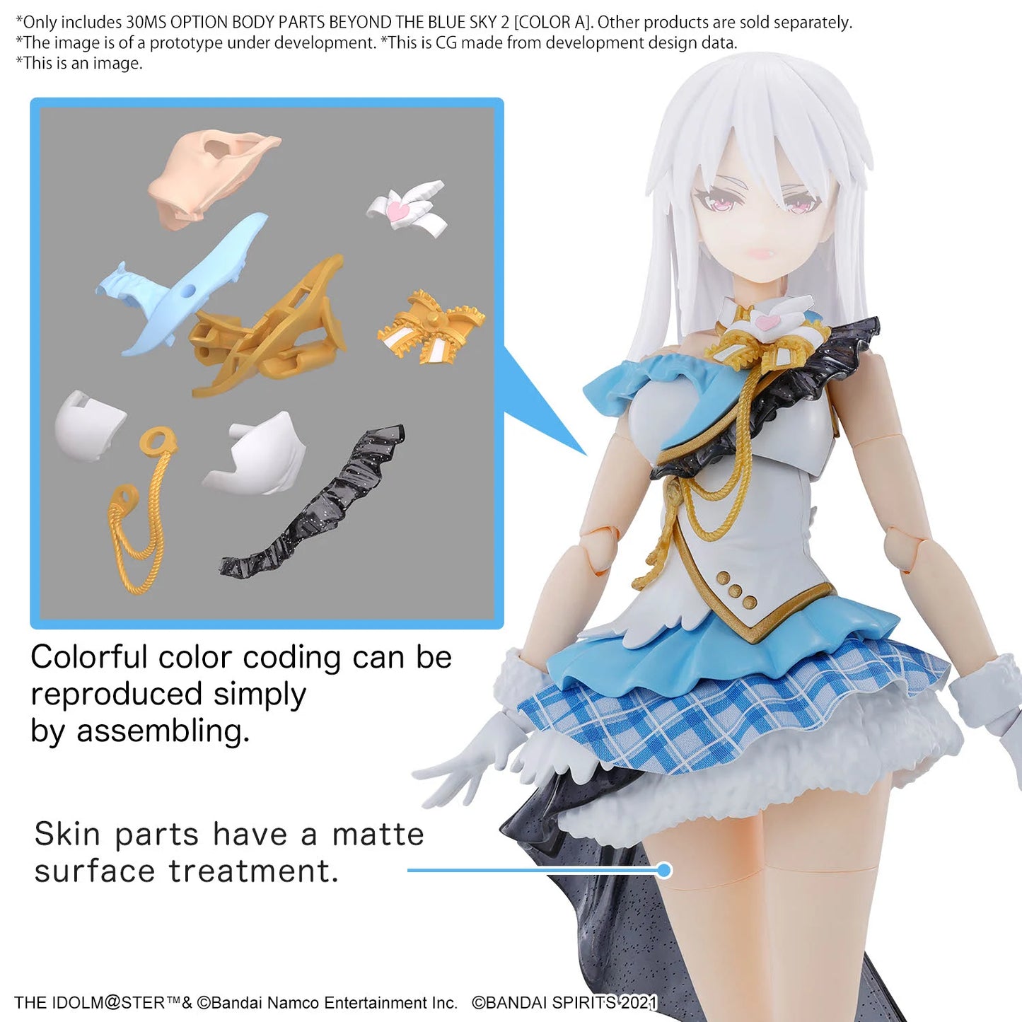 30MS - The Idolmaster Option Body Parts Beyond The Blue Sky 2 Color A - Model Kit