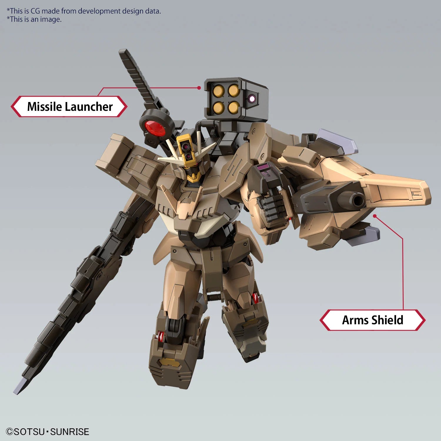 GUNDAM - HG 1/144 - Gundam 00 Command Quan(T) Desert Type - Model Kit