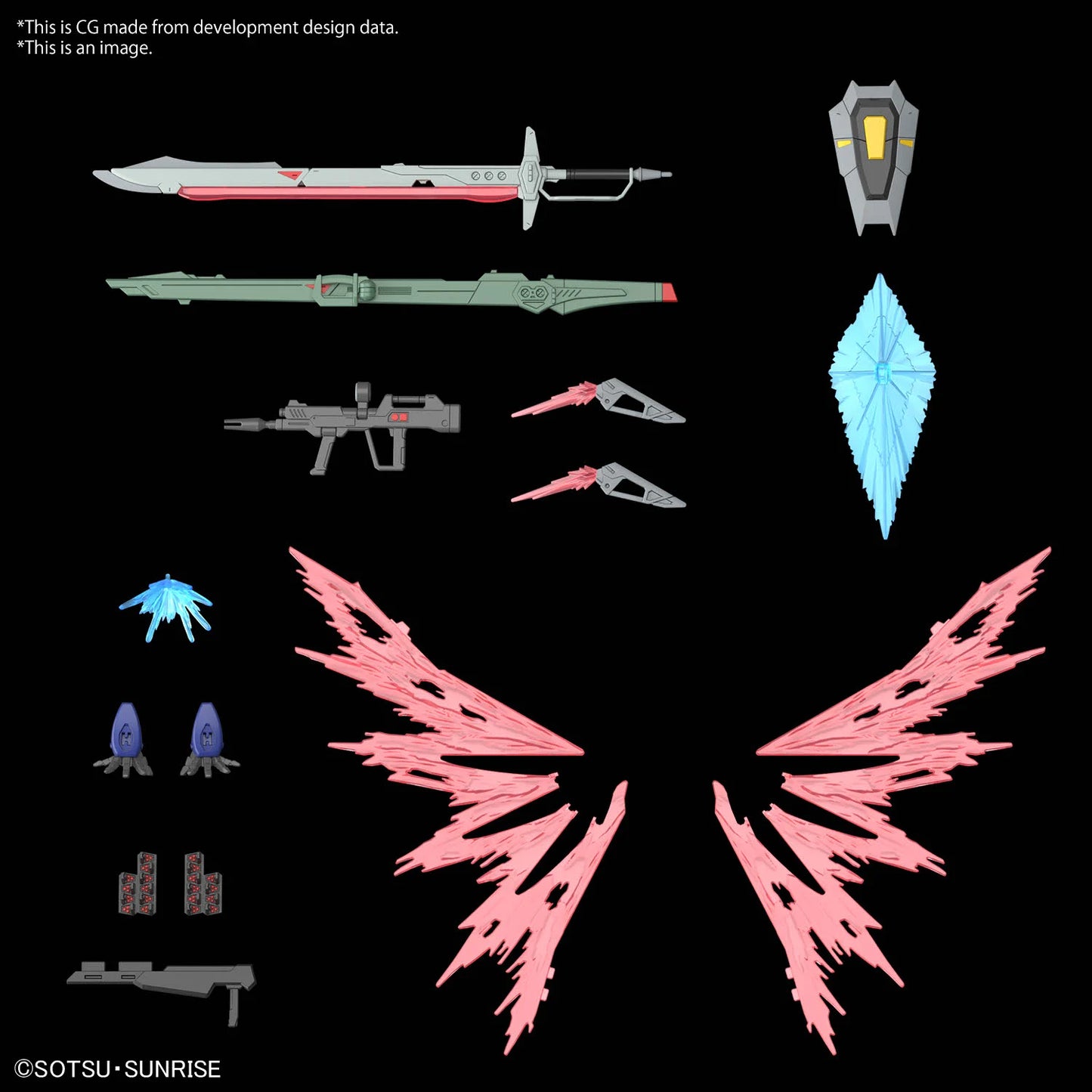 GUNDAM - HG 1/144 - Destiny Gundam Spec II & Zeus silhouette