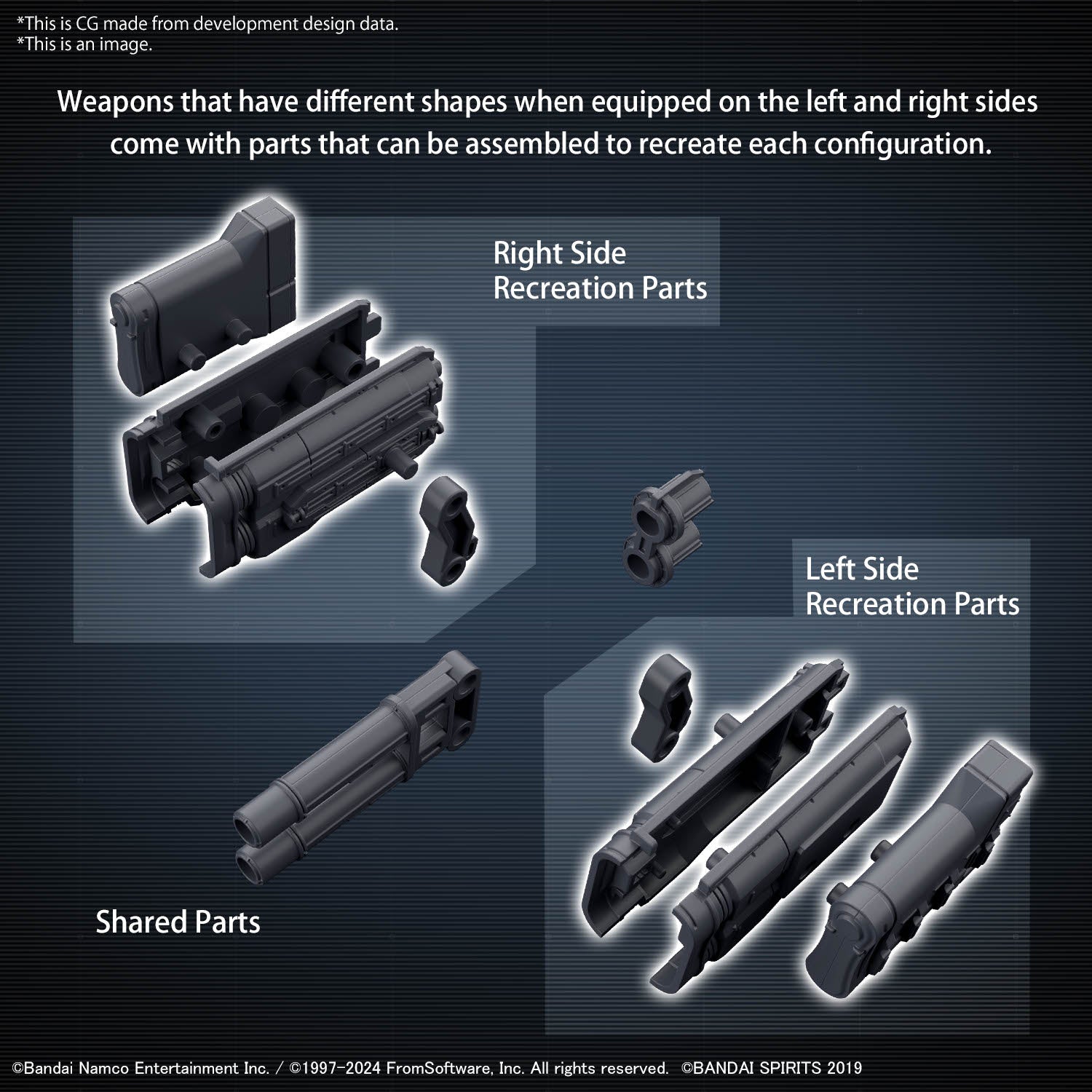 ARMORED CORE VI - 30MM - Option Parts Set Weapon Set 02