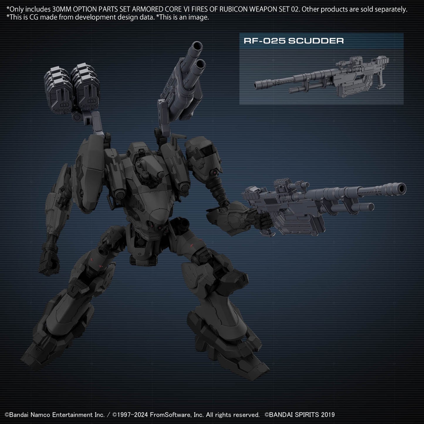 ARMORED CORE VI - 30MM - Option Parts Set Weapon Set 02