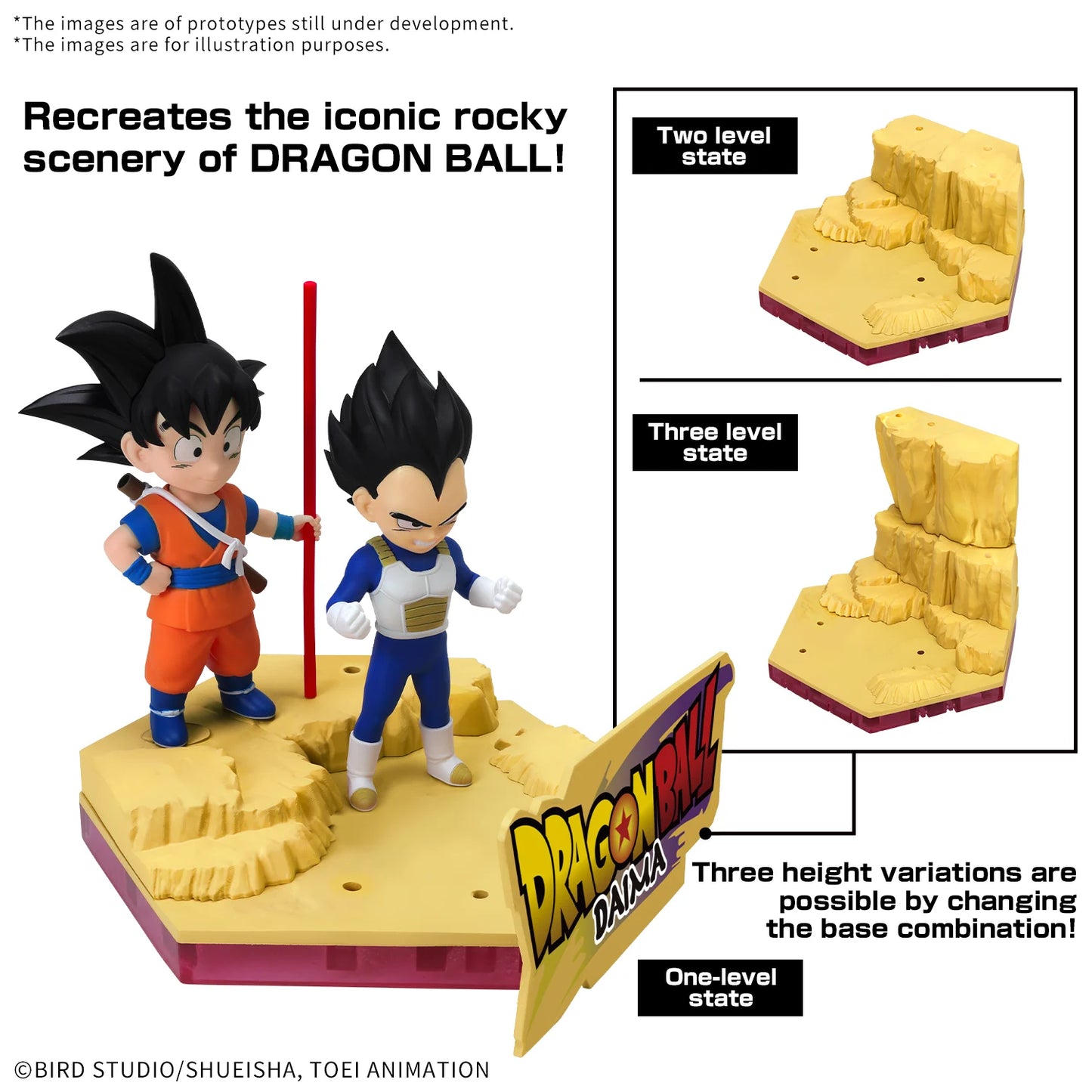 DRAGON BALL DAIMA - Son Goku (Mini) & Vegeta (Mini)