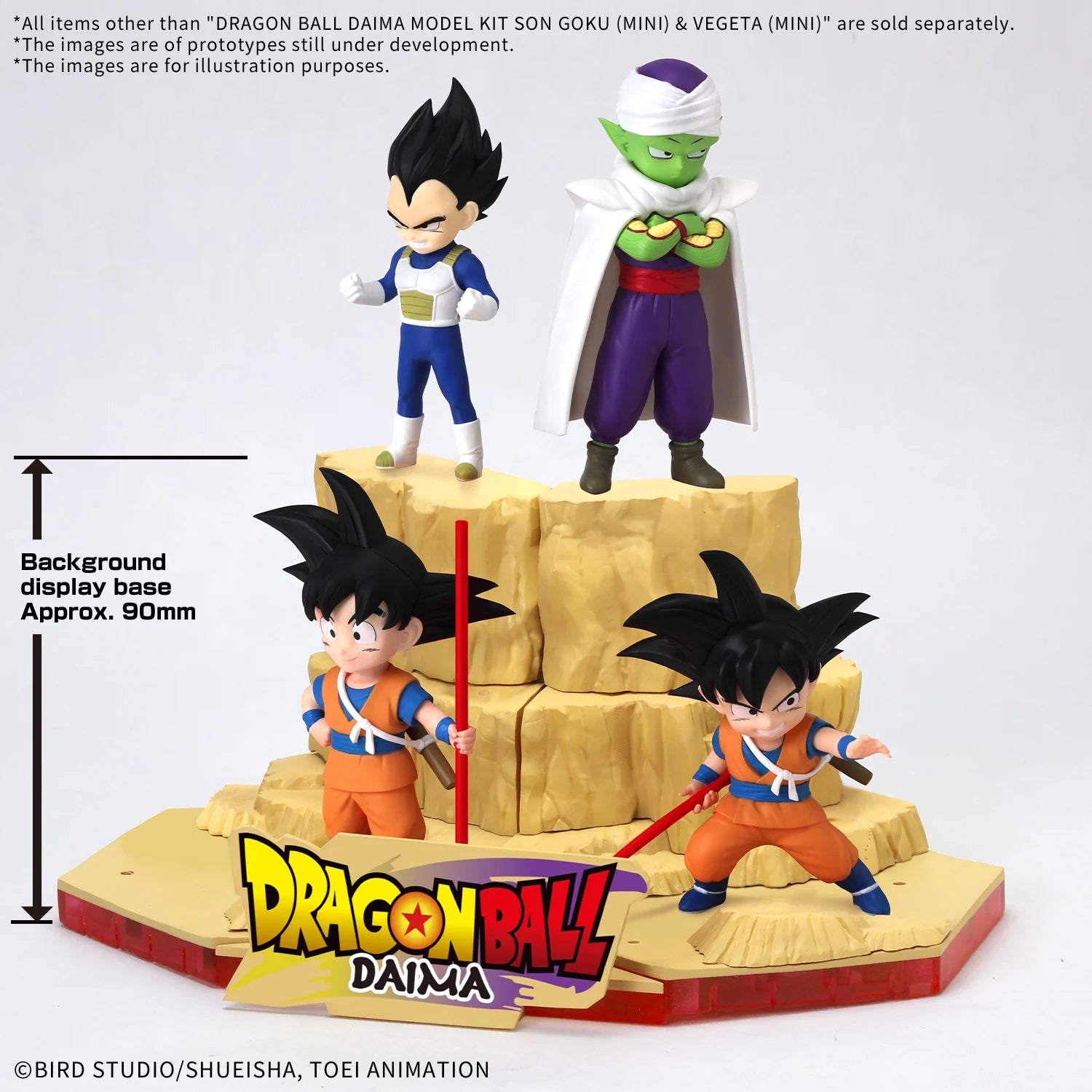 DRAGON BALL DAIMA - Son Goku (Mini) & Vegeta (Mini)