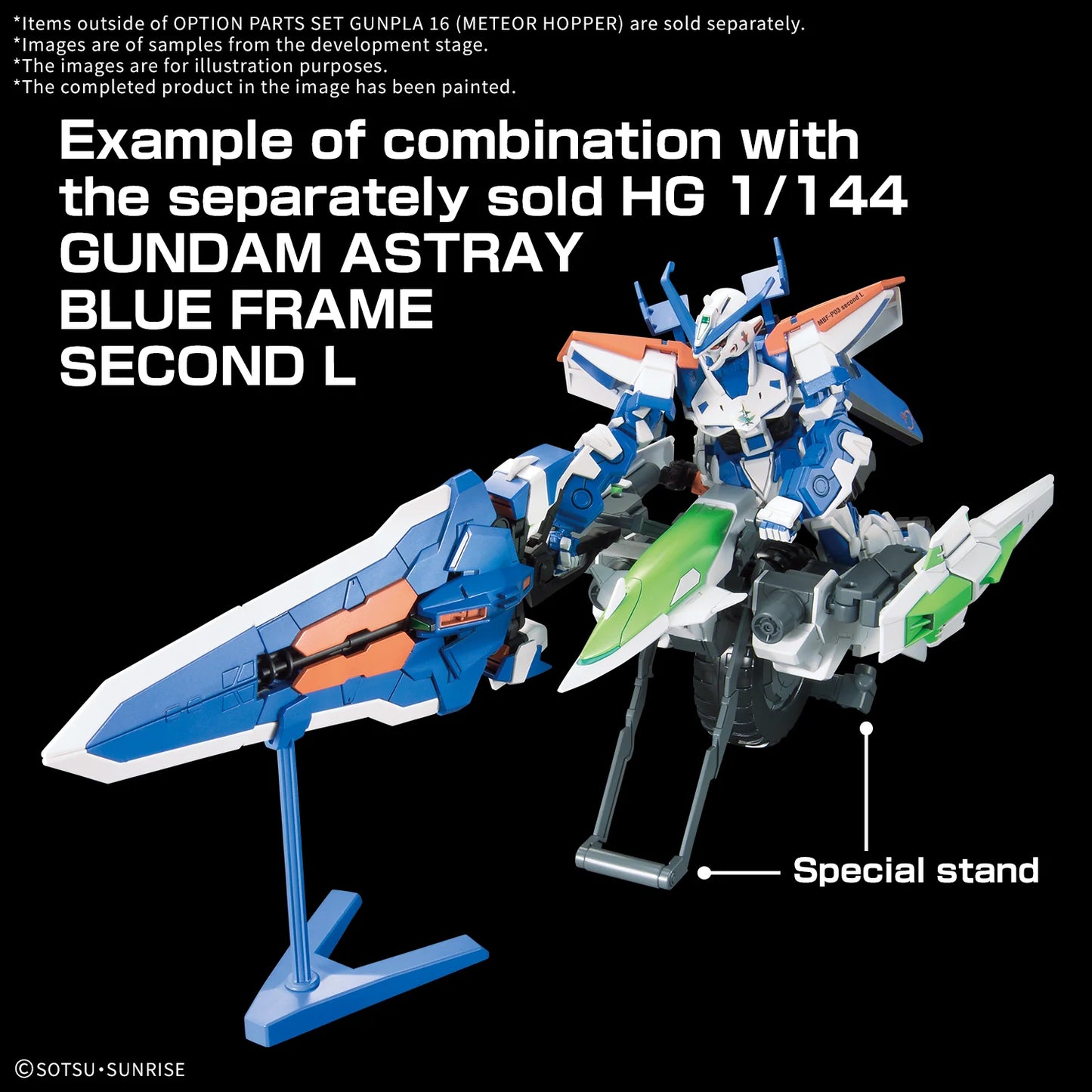 GUNDAM - Option Parts set gunpla 16 (Meteor Hopper)