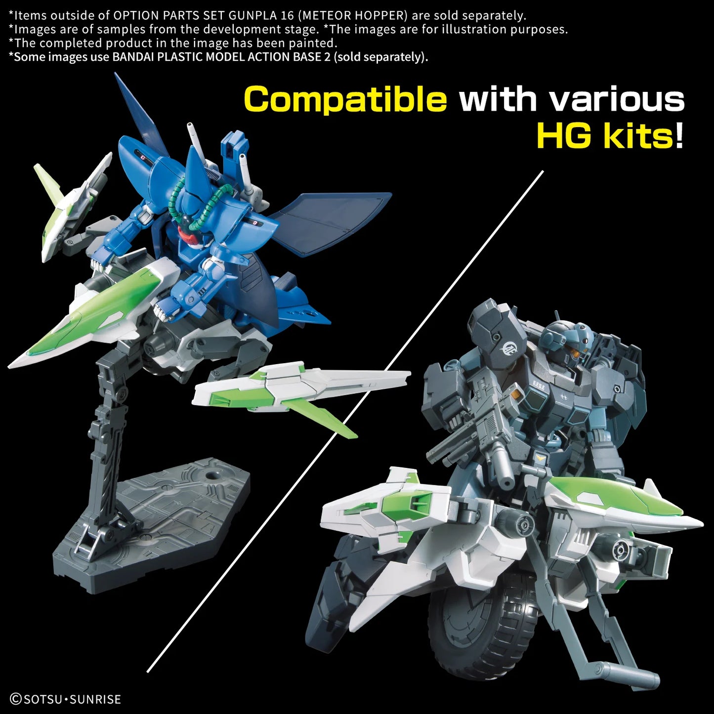 GUNDAM - Option Parts set gunpla 16 (Meteor Hopper)