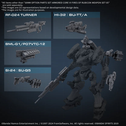 ARMORED CORE VI - 30MM - Option Parts Set Weapon Set 05