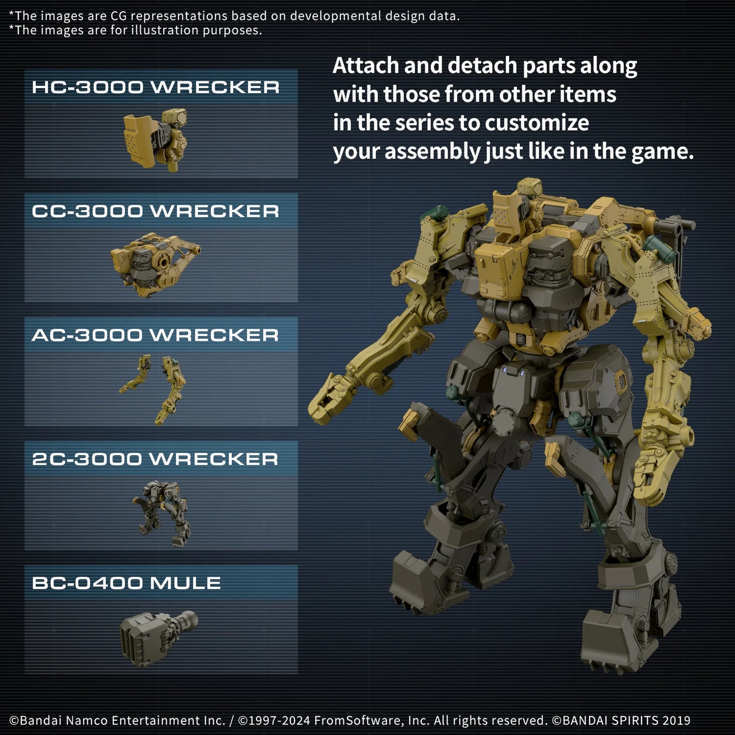 ARMORED CORE VI - 30MM - CC-3000 Wrecker Milk Tooth