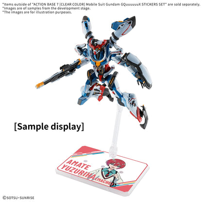 GUNDAM - Action Base 7 (Clear Color) GQuuuuuuX Stickers Set