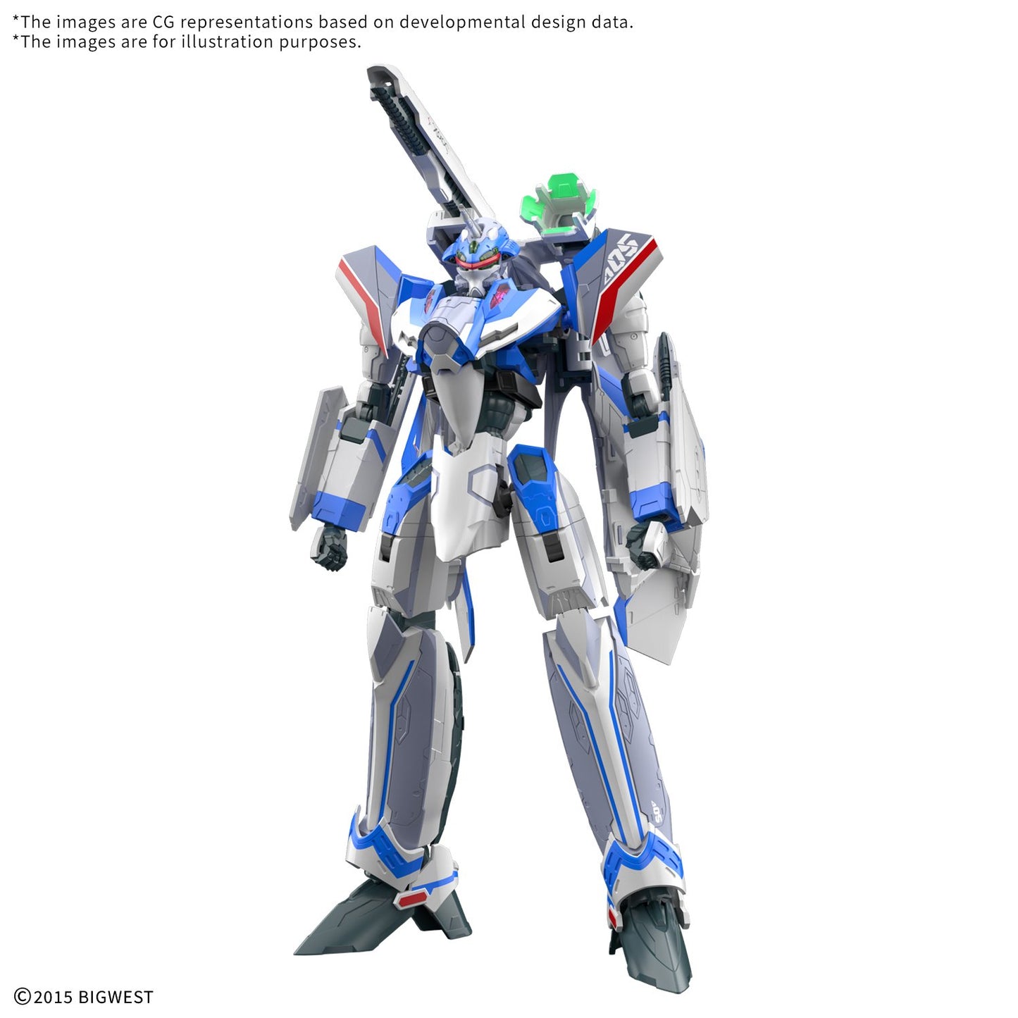 MACROSS - HG 1/100 VF-31J Siegfried (Hayate Immelmann Use)