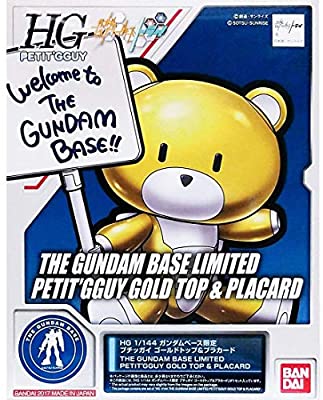 Gundam Base Limited - Petit Gguy Gold Top & Placard