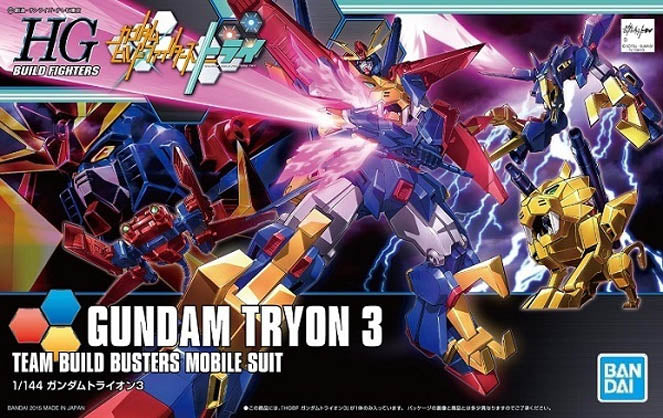 GUNDAM - HGBF 1/144 - Gundam Tryon 3