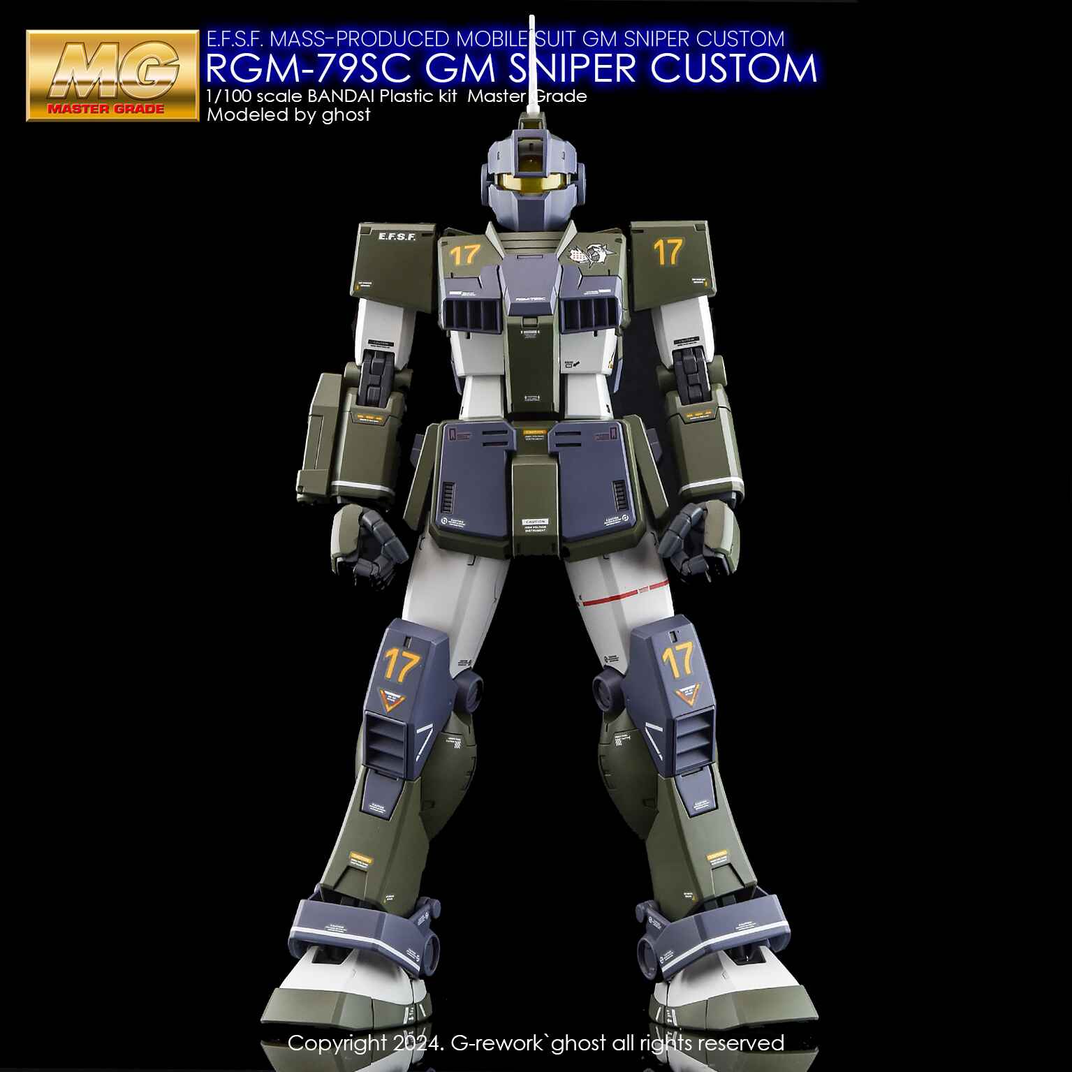 G-Rework - MG RGM-79SC GM Sniper Custom - WaterDecal