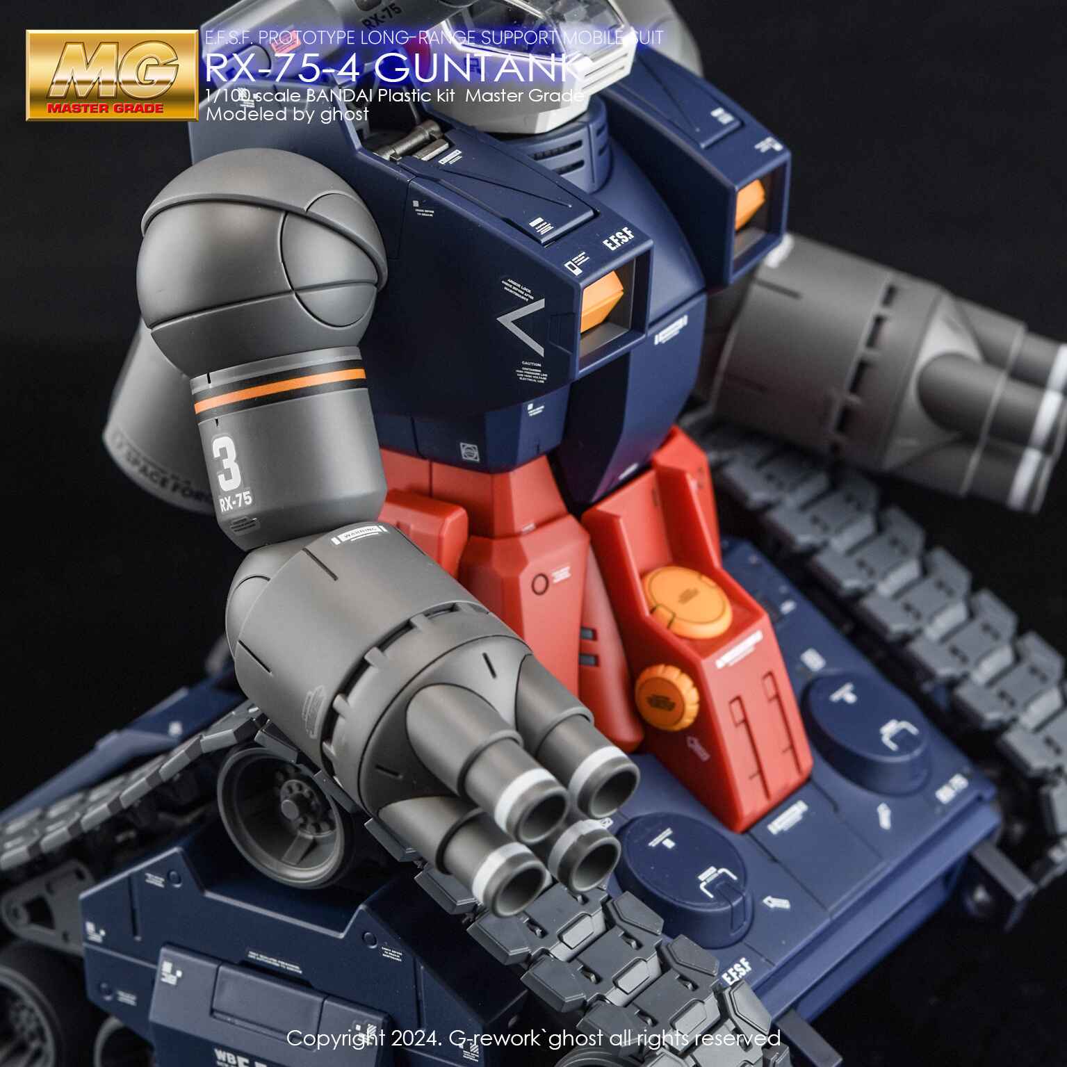 G-Rework - MG RX-75-4 Guntank - WaterDecal