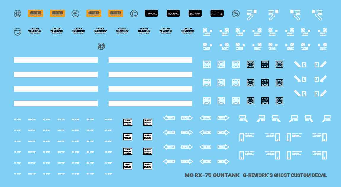 G-Rework - MG RX-75-4 Guntank - WaterDecal