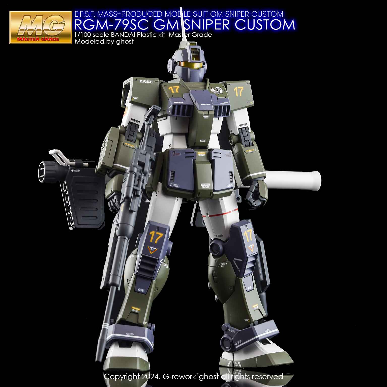 G-Rework - MG RGM-79SC GM Sniper Custom - WaterDecal