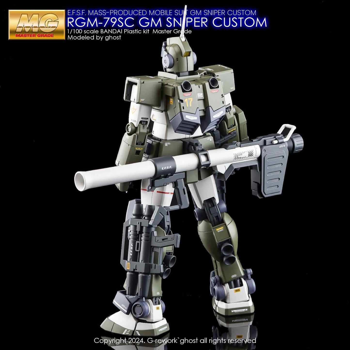 G-Rework - MG RGM-79SC GM Sniper Custom - WaterDecal