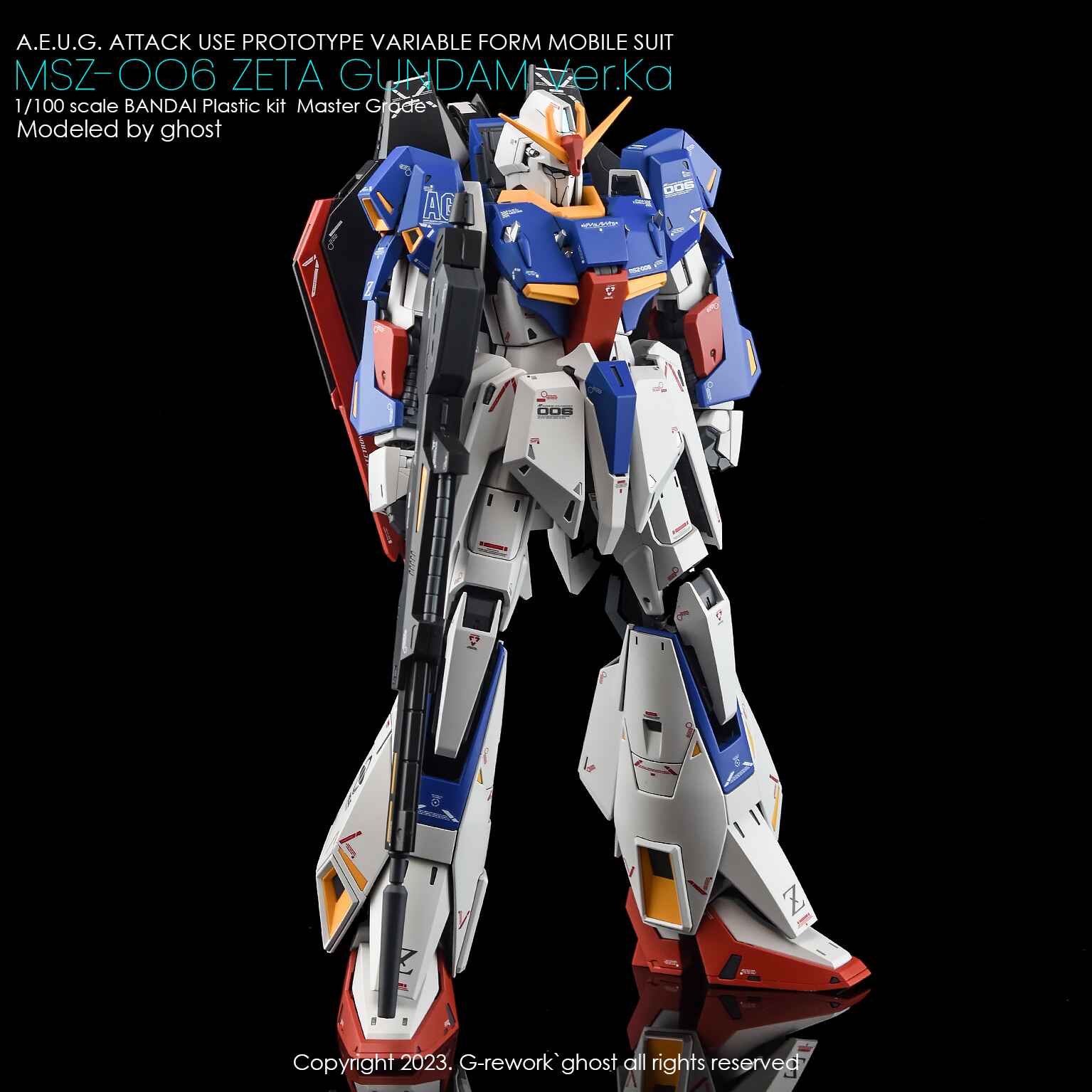 G-Rework - MG MSZ-006 Zeta Gundam Ver.Ka - WaterDecal