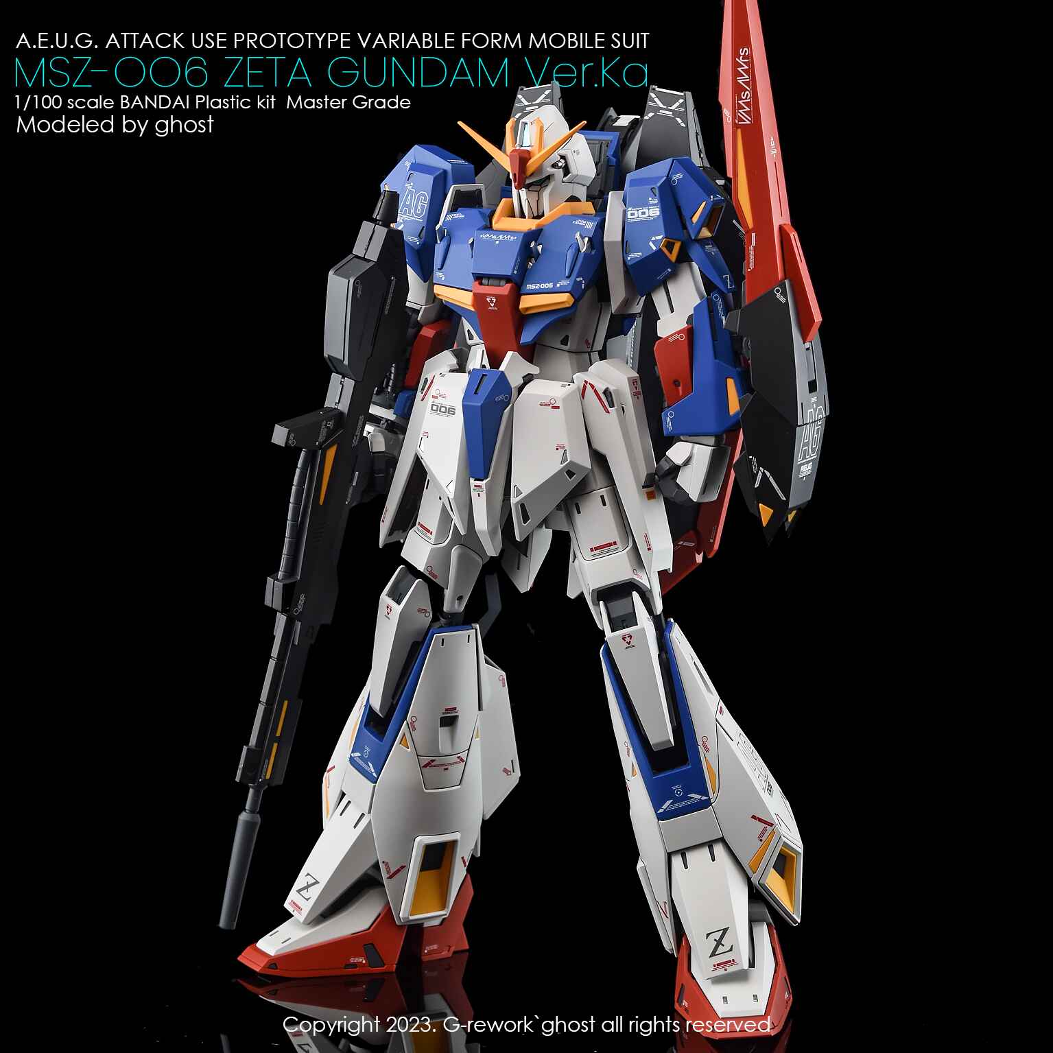 G-Rework - MG MSZ-006 Zeta Gundam Ver.Ka - WaterDecal