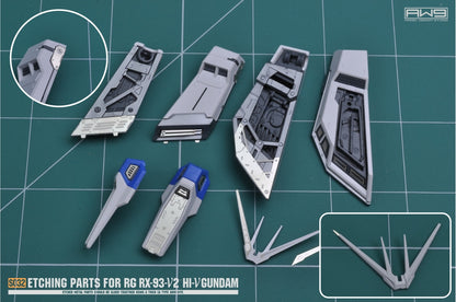 Madworks - Etching Parts with Decals for 1/144 RG RX-93-ν2 Hi-νGUNDAM