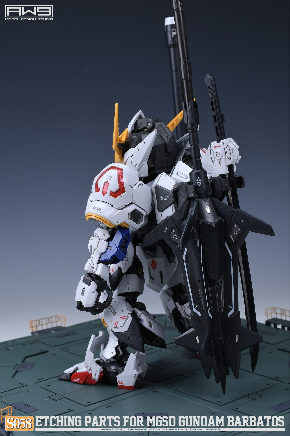 Madworks - Etching Parts with Decals for MGSD ASW-G-08 Gundam Barbatos