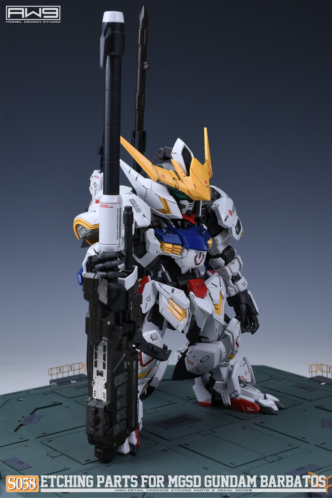 Madworks - Etching Parts with Decals for MGSD ASW-G-08 Gundam Barbatos