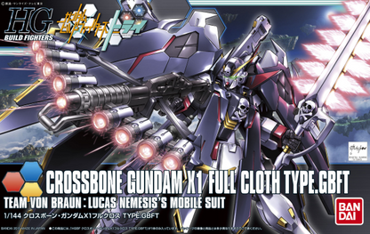 GUNDAM - HGBF 1/144 - Crossbone Gundam X1 Full Cloth Ver GBF