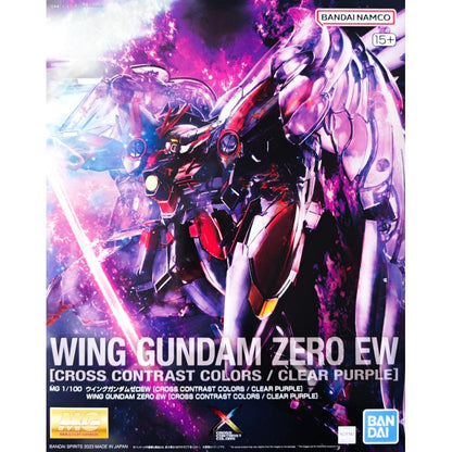 GUNDAM - MG 1/100 Wing Gundam Zero EW [CROSS CONTRAST COLORS / CLEAR PURPLE] - Premium Bandai