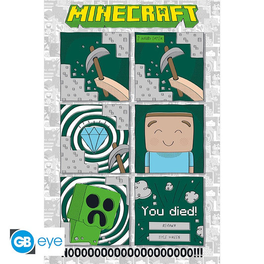 MINECRAFT - Poster Un dernier Diamant