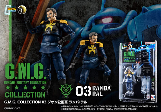 Mobile Suit Gundam figurine G.M.G. Collection Ramba Ral