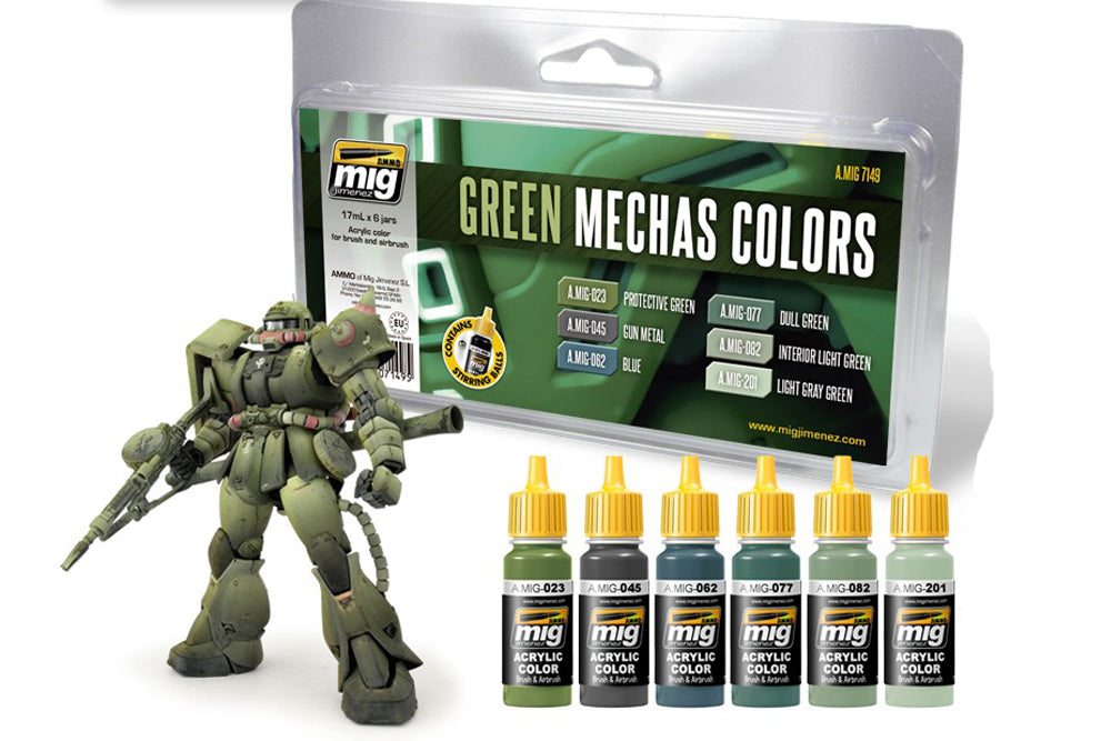 Mecha Colors Set - Green 
