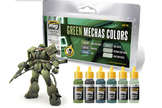 Mecha Colors Set - Green 