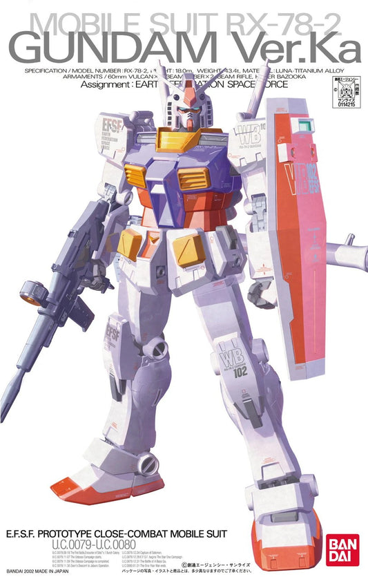 GUNDAM - MG 1/100 - RX-78-2 Gundam Ver.Ka