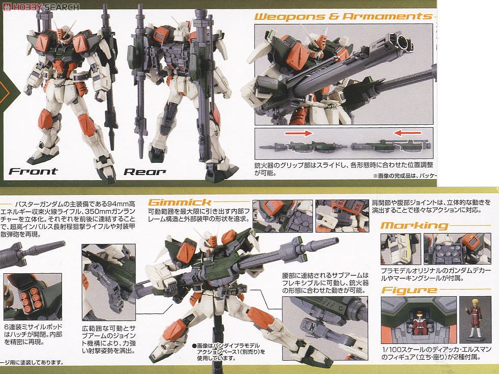 GUNDAM - MG 1/100 - Buster Gundam