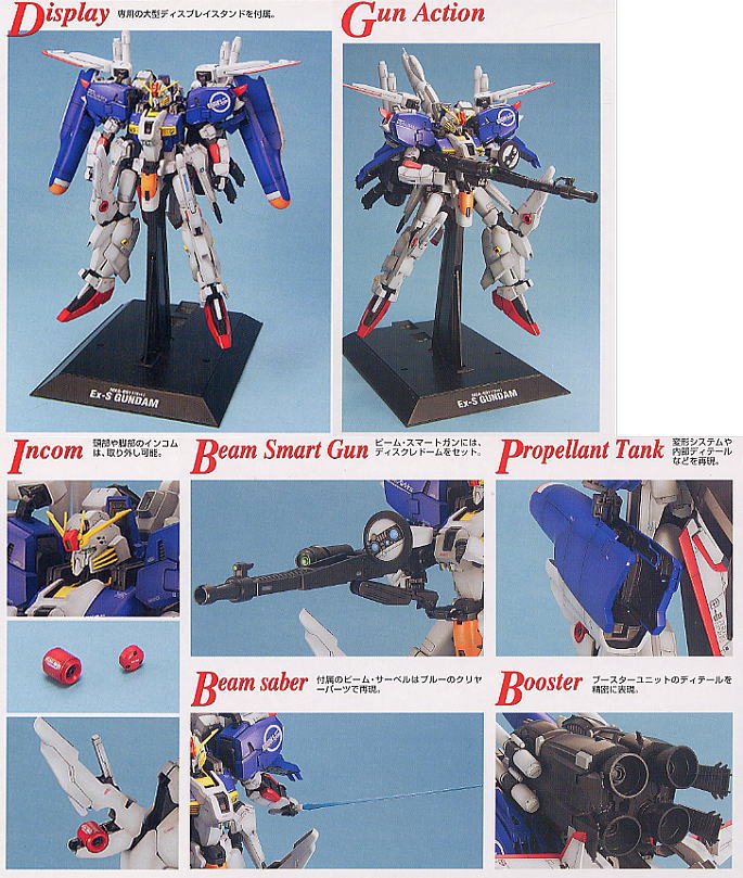 GUNDAM - MG 1/100 - MSA-0011 (Ext) EX-S Gundam