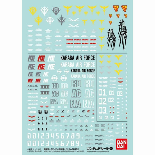 GUNDAM - Decal 108 Mobile Suit Zeta Gundam