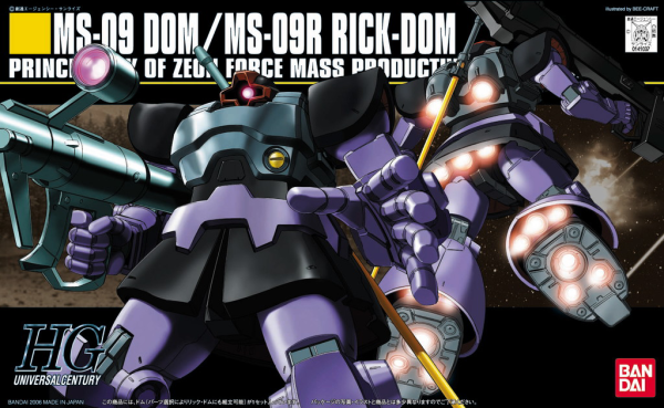 GUNDAM - HGUC 1/144 - MS-09 Dom/MS-09R Rick-Dom