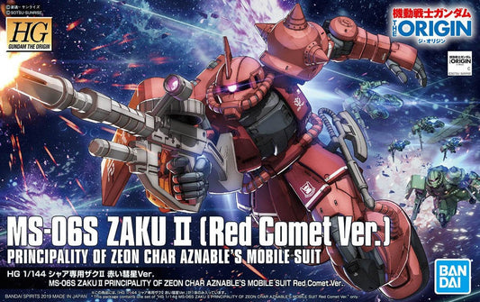 GUNDAM - HG 1/144 - MS-06S Zaku II Red Comet Ver