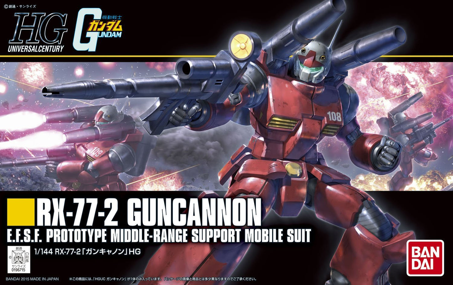 GUNDAM - HGUC 1/144 - RX-77-2 Guncannon