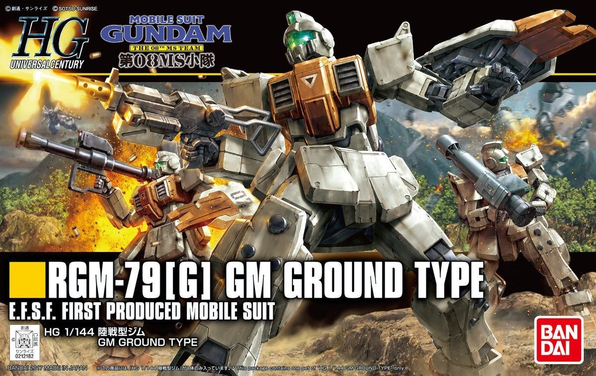 GUNDAM - HGUC 1/144 - GM Ground Type