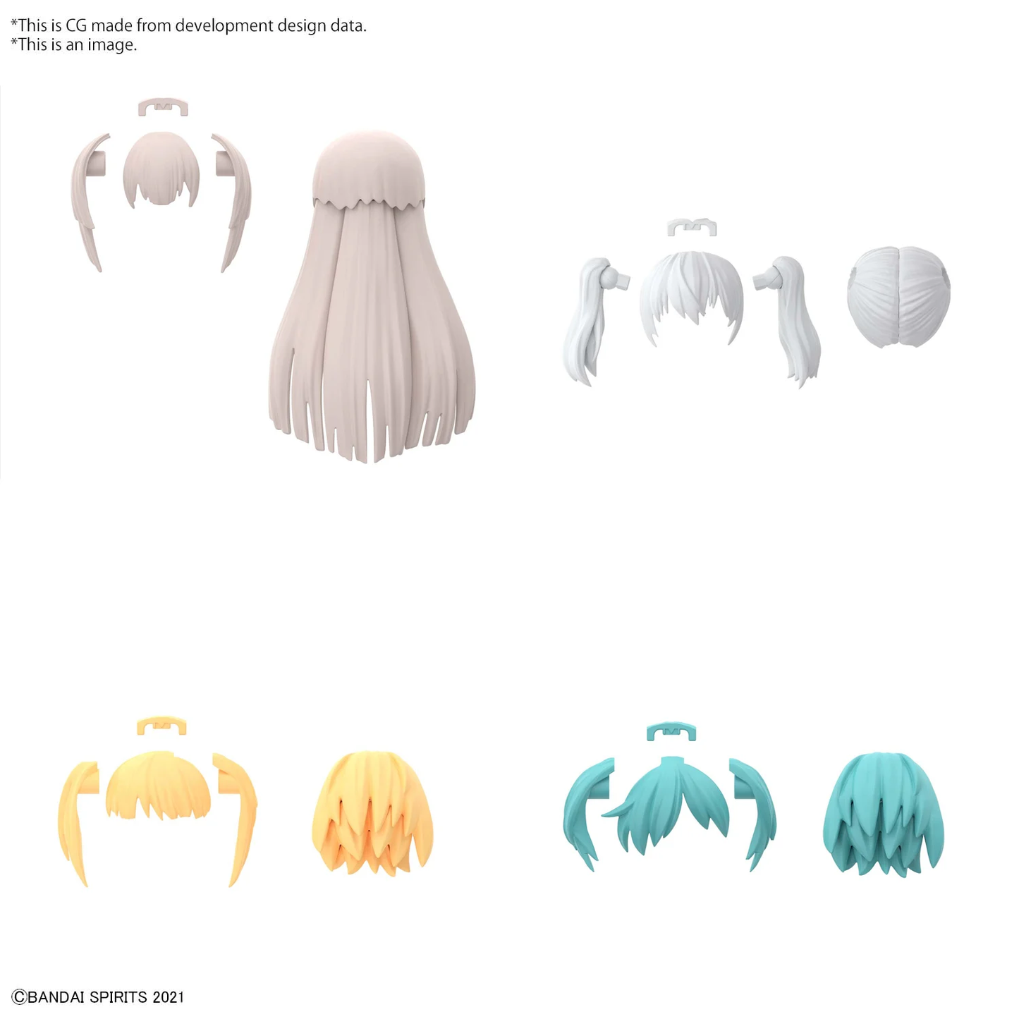 30MS - Option Hair Style Parts Vol.5 All 4 Types